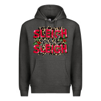 Charcoal Heather Sleigh Girl Sleigh Premium Hoodie - FaDigitalArtStudio