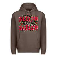 Coffee Sleigh Girl Sleigh Premium Hoodie - FaDigitalArtStudio