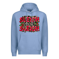 Colony Blue Sleigh Girl Sleigh Premium Hoodie - FaDigitalArtStudio