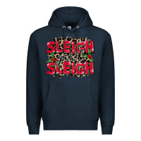 Navy Sleigh Girl Sleigh Premium Hoodie - FaDigitalArtStudio