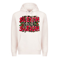 Pale Pink Sleigh Girl Sleigh Premium Hoodie - FaDigitalArtStudio