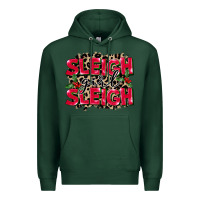 Sports Green Sleigh Girl Sleigh Premium Hoodie - FaDigitalArtStudio