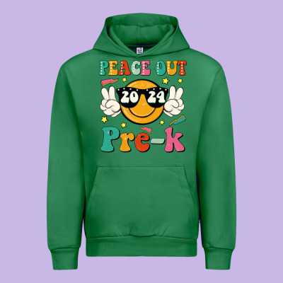 Peace Out 2024 Pre K Urban Hoodie Designed By Jahusdesignshop