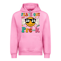 Fuchsia Pink peace out 2024 pre k Urban Hoodie - JahusDesignShop