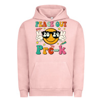 Pigment Salmon peace out 2024 pre k Urban Hoodie - JahusDesignShop