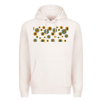 Sunflowers And Turquoise 16oz Libbey Glass Premium Hoodie | Teevron