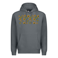 Rock sunflowers and turquoise 16oz libbey glass Premium Hoodie - HRA Design Shop