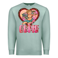 Seafoam cupid heart Premium Sweatshirt - RanaPortraitStore