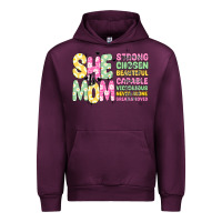 Mauve Wine she is mom Urban Hoodie - JahusDesignShop