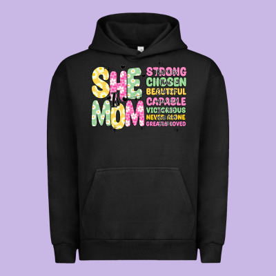 She Is Mom Urban Hoodie Designed By Jahusdesignshop