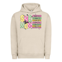 Pigment French Oak she is mom Urban Hoodie - JahusDesignShop