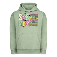 Pigment Oil Green she is mom Urban Hoodie - JahusDesignShop