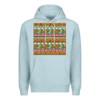 Blue Mist school teacher seamless pattern Premium Hoodie - HRA Design Shop