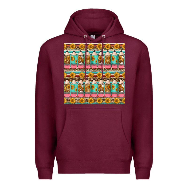 School Teacher Seamless Pattern Premium Hoodie by HRA Design Shop | Teevron