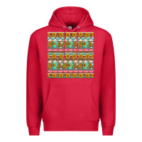 Cardinal school teacher seamless pattern Premium Hoodie - HRA Design Shop