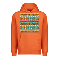 Carrot school teacher seamless pattern Premium Hoodie - HRA Design Shop