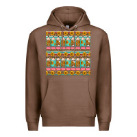 Chestnut school teacher seamless pattern Premium Hoodie - HRA Design Shop