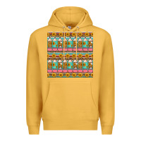 Mustard school teacher seamless pattern Premium Hoodie - HRA Design Shop