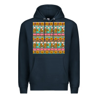 Navy school teacher seamless pattern Premium Hoodie - HRA Design Shop