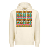 Tofu school teacher seamless pattern Premium Hoodie - HRA Design Shop