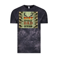 Cloud Black best buckin' dad ever Vintage Tee - Artiststas
