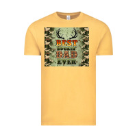 Vintage Mustard best buckin' dad ever Vintage Tee - Artiststas