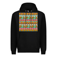 Black school teacher seamless pattern Premium Hoodie - HRA Design Shop