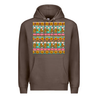 Coffee school teacher seamless pattern Premium Hoodie - HRA Design Shop