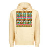 Pina Colada school teacher seamless pattern Premium Hoodie - HRA Design Shop