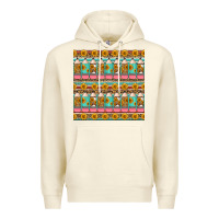 Sandshell school teacher seamless pattern Premium Hoodie - HRA Design Shop