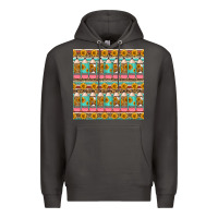Smoke school teacher seamless pattern Premium Hoodie - HRA Design Shop