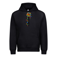 Black autism mama sunflower black Urban Hoodie - JahusDesignShop