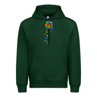 Forest Green autism mama sunflower black Urban Hoodie - JahusDesignShop