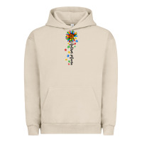 Pigment French Oak autism mama sunflower black Urban Hoodie - JahusDesignShop