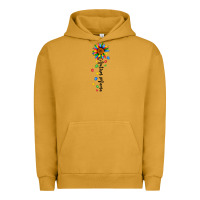 Pigment Peanut Butter autism mama sunflower black Urban Hoodie - JahusDesignShop