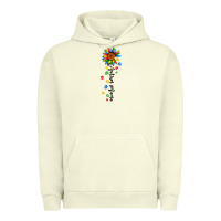 Pigment Pistachio autism mama sunflower black Urban Hoodie - JahusDesignShop