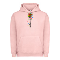 Pigment Salmon autism mama sunflower black Urban Hoodie - JahusDesignShop