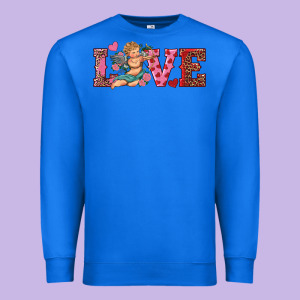 Love Cupid Premium Sweatshirt Designed By Ranaportraitstore