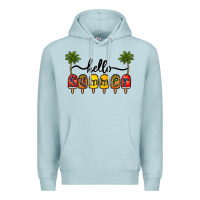 Blue Mist 1hello summer Premium Hoodie - CowhideDigitalArt
