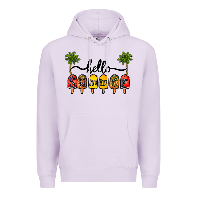 1hello Summer Premium Hoodie by CowhideDigitalArt | Teevron