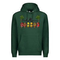 Sports Green 1hello summer Premium Hoodie - CowhideDigitalArt