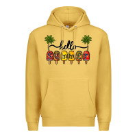 Antique Gold 1hello summer Premium Hoodie - CowhideDigitalArt