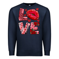 Navy love kiss Premium Sweatshirt - RanaPortraitStore
