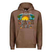 Chestnut beach vibes Premium Hoodie - CowhideDigitalArt