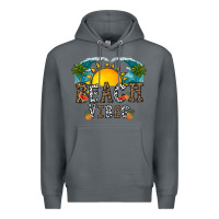 Rock beach vibes Premium Hoodie - CowhideDigitalArt