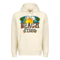 Sandshell beach vibes Premium Hoodie - CowhideDigitalArt