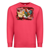Cardinal xoxo rooster and chicken Premium Sweatshirt - RanaPortraitStore