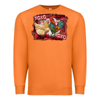 Carrot xoxo rooster and chicken Premium Sweatshirt - RanaPortraitStore