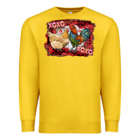 Lemon xoxo rooster and chicken Premium Sweatshirt - RanaPortraitStore