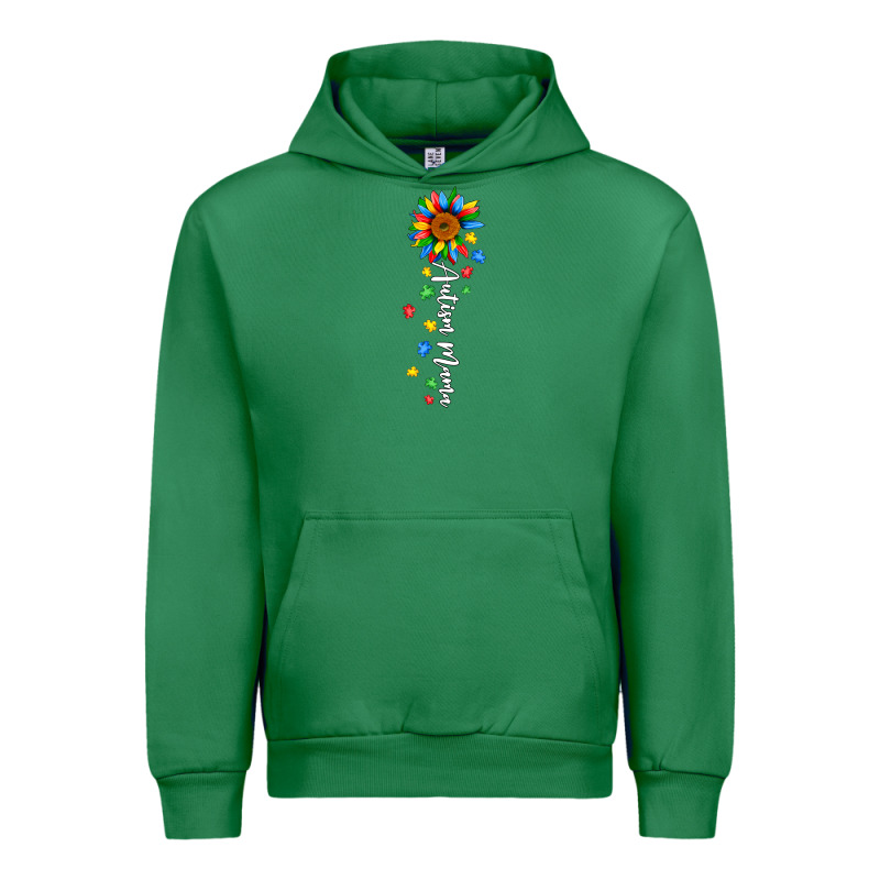 Autism Mama Sunflower White Urban Hoodie by JahusDesignShop | Teevron